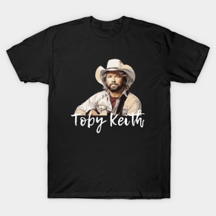 toby keith // vintage fans art T-Shirt